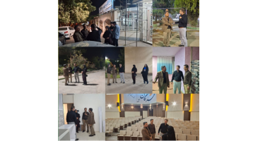 بازدید شبانه دکتر جواد باقری رئیس مرکز قرآن و عترت وزارت بهداشت از مجموعه خوابگاهی کوی گلستان