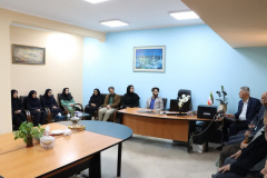 دیدار نوروزی رییس دانشگاه علوم پزشکی شاهرود با کارکنان معاونت فرهنگی و دانشجویی