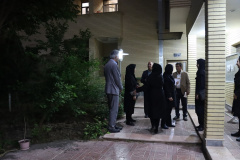 بازدید رئیس دانشگاه علوم پزشکی شاهرود از خوابگاه نرگس