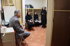 بازدید رئیس دانشگاه علوم پزشکی شاهرود از خوابگاه نرگس