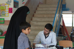 اردوی جهادی دانشجویان دانشگاه علوم پزشکی شاهرود در روستای حق‌الخواجه