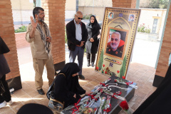 آیین گرامیداشت هفته دفاع مقدس در دانشگاه علوم پزشکی شاهرود