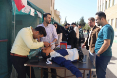 برپایی نمایشگاه معرفی رشته‌های دانشکده‌های پرستاری و پیراپزشکی