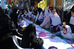 حضور دانشگاهیان علوم پزشکی شاهرود در راهپیمایی ۱۳ آبان