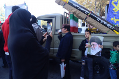 حضور دانشگاهیان علوم پزشکی شاهرود در راهپیمایی ۱۳ آبان