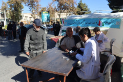 حضور دانشگاهیان علوم پزشکی شاهرود در راهپیمایی ۱۳ آبان