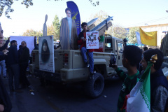 حضور دانشگاهیان علوم پزشکی شاهرود در راهپیمایی ۱۳ آبان