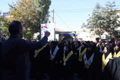 حضور دانشگاهیان علوم پزشکی شاهرود در راهپیمایی ۱۳ آبان