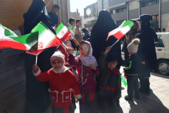 حضور دانشگاهیان علوم پزشکی شاهرود در راهپیمایی ۱۳ آبان