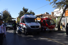 حضور دانشگاهیان علوم پزشکی شاهرود در راهپیمایی ۱۳ آبان