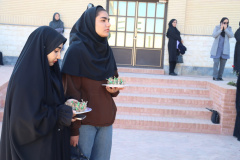 وداع دانشگاهیان علوم پزشکی شاهرود با لاله گمنام دفاع مقدس