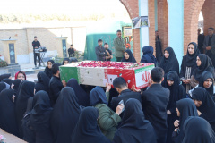 وداع دانشگاهیان علوم پزشکی شاهرود با لاله گمنام دفاع مقدس