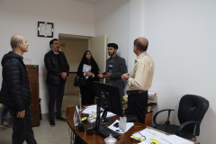 بازدید ارزیابان مرکز قرآن و عترت وزارت بهداشت از دانشگاه علوم پزشکی شاهرود