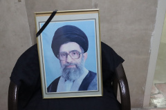 فضا سازی محیطی در دانشگاه علوم پزشکی شاهرود به مناسبت شهادت امام خامنه ای رهبر فرزانه انقلاب