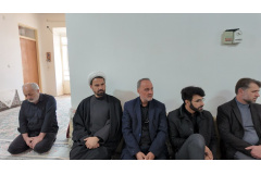 دیدار و عرض تسلیت به خانواده شهید مدافع وطن محمد رضا ابراهیمی  با حضور حاج آقا باغشنی مسئول محترم دفتر نهاد، دکتر محبوبه خواجه معاون فرهنگی و دانشجویی و جمعی از کارکنان دانشگاه علوم پزشکی شاهرود