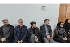 دیدار و عرض تسلیت به خانواده شهید مدافع وطن محمد رضا ابراهیمی  با حضور حاج آقا باغشنی مسئول محترم دفتر نهاد، دکتر محبوبه خواجه معاون فرهنگی و دانشجویی و جمعی از کارکنان دانشگاه علوم پزشکی شاهرود