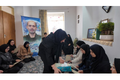 دیدار و عرض تسلیت به خانواده شهید مدافع وطن محمد رضا ابراهیمی  با حضور حاج آقا باغشنی مسئول محترم دفتر نهاد، دکتر محبوبه خواجه معاون فرهنگی و دانشجویی و جمعی از کارکنان دانشگاه علوم پزشکی شاهرود
