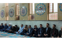 مراسم بزرگداشت چهلمین روز عروج ملکوتی رهبر شهید انقلاب اسلامی و شهدای مظلوم مدرسه میناب