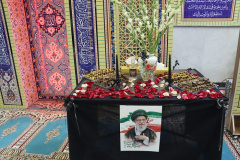 مراسم بزرگداشت چهلمین روز عروج ملکوتی رهبر شهید انقلاب اسلامی و شهدای مظلوم مدرسه میناب