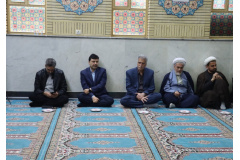 مراسم بزرگداشت چهلمین روز عروج ملکوتی رهبر شهید انقلاب اسلامی و شهدای مظلوم مدرسه میناب