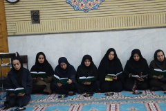 مراسم بزرگداشت چهلمین روز عروج ملکوتی رهبر شهید انقلاب اسلامی و شهدای مظلوم مدرسه میناب