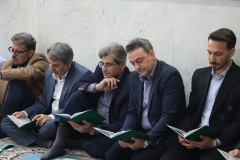مراسم بزرگداشت چهلمین روز عروج ملکوتی رهبر شهید انقلاب اسلامی و شهدای مظلوم مدرسه میناب