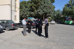 بازدید دکتر محبوبه خواجه معاون فرهنگی و دانشجویی دانشگاه علوم پزشکی شاهرود از خوابگاه‌های شقایق، یاس و ارکیده و همچنین بازدید از روند اجرای پروژهای خوابگاه متاهلی و تالار مهرگان