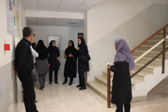 بازدید دکتر محبوبه خواجه معاون فرهنگی و دانشجویی دانشگاه علوم پزشکی شاهرود از خوابگاه‌های شقایق، یاس و ارکیده و همچنین بازدید از روند اجرای پروژهای خوابگاه متاهلی و تالار مهرگان