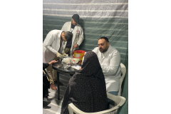 به همت "بسیج دانشجویی" دانشگاه علوم پزشکی شاهرود غرفه سلامت و آموزش بهداشت در شهر بسطام برپا شد .