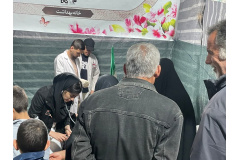 به همت "بسیج دانشجویی" دانشگاه علوم پزشکی شاهرود غرفه سلامت و آموزش بهداشت در شهر بسطام برپا شد .