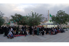 برگزاری مراسم تببینی جان فدا در جوار شهید گمنام همراه با روایت جنگ تحمیلی سوم و نقش مردم وسرودهای حماسی