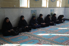مراسم عزاداری دهه اول محرم در مسجد بقیه الله دانشگاه همراه با آیین معنوی زیارت عاشورا و مداحی حاج آقا رحیمی