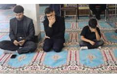 مراسم عزاداری دهه اول محرم در مسجد بقیه الله دانشگاه همراه با آیین معنوی زیارت عاشورا و مداحی حاج آقا رحیمی