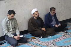 مراسم عزاداری دهه اول محرم در مسجد بقیه الله دانشگاه همراه با آیین معنوی زیارت عاشورا و مداحی حاج آقا رحیمی