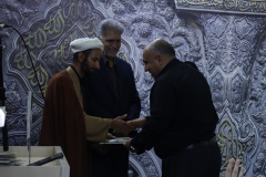 آئین تقدیر از برگزیدگان مرحله دانشگاهی بخش آوایی و معارفی سی‌امین جشنواره قرآن و عترت وزارت بهداشت با حضور دکتر محمدحسن امامیان رئیس دانشگاه ‌، دکتر محبوبه خواجه معاون فرهنگی و دانشجویی و دکتر کاظم رحیمی معاون توسعه مدیریت درمسجد بقیه الله دانشگاه