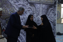 آئین تقدیر از برگزیدگان مرحله دانشگاهی بخش آوایی و معارفی سی‌امین جشنواره قرآن و عترت وزارت بهداشت با حضور دکتر محمدحسن امامیان رئیس دانشگاه ‌، دکتر محبوبه خواجه معاون فرهنگی و دانشجویی و دکتر کاظم رحیمی معاون توسعه مدیریت درمسجد بقیه الله دانشگاه