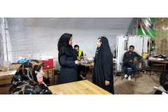 دومین روز ارائه خدمت به زائران شرکت کننده در مراسم تشییع رهبر شهید