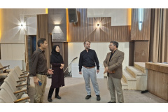 بازدید شبانه دکتر جواد باقری رئیس مرکز قرآن و عترت وزارت بهداشت از مجموعه خوابگاهی کوی گلستان