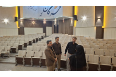 بازدید شبانه دکتر جواد باقری رئیس مرکز قرآن و عترت وزارت بهداشت از مجموعه خوابگاهی کوی گلستان