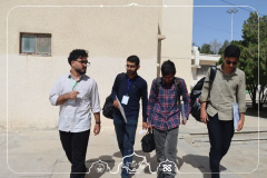 ورود شرکت‌کنندگان به کوی گلستان