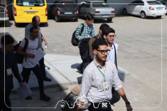 ورود شرکت‌کنندگان به کوی گلستان