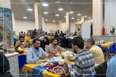 صبحانه شرکت‌کنندگان در تالار لاله دانشگاه علوم پزشکی شاهرود