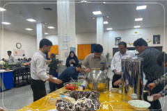 صبحانه شرکت‌کنندگان در تالار لاله دانشگاه علوم پزشکی شاهرود