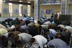 برگزاری نماز جماعت در مسجد بقیه‌الله