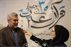 حضور دکتر کرمانپور در استودیو سی‌امین جشنواره قرآن و عترت۱۷شهریور۱۴۰۵