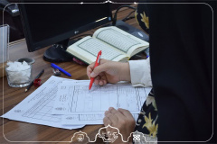 برگزاری مسابقه حفظ ۱۰ جزء قرآن کریم در سالن ابوالحسن خرقانی بخش بانوان