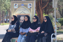 آیین اهتزاز پرچم در آغاز سال تحصیلی