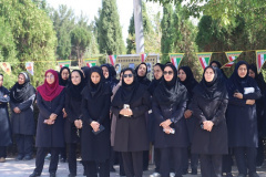 آیین اهتزاز پرچم در آغاز سال تحصیلی