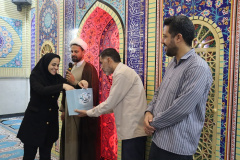برگزاری آیین اختتامیه جشنواره نمازخوب،حس خوب با حضور دکتر محبوبه خواجه معاون فرهنگی و دانشجویی و حجت الاسلام والمسلمین باغشنی مسئول دفتر نهاد رهبری در مسجد بقیه الله  دانشگاه علوم پزشکی