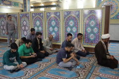 برگزاری آیین اختتامیه جشنواره نمازخوب،حس خوب با حضور دکتر محبوبه خواجه معاون فرهنگی و دانشجویی و حجت الاسلام والمسلمین باغشنی مسئول دفتر نهاد رهبری در مسجد بقیه الله  دانشگاه علوم پزشکی
